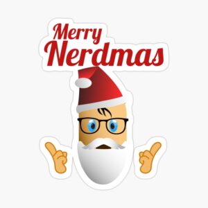 Merry Nerdmas Sticker