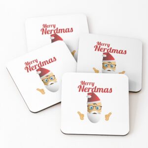 Merry Nerdmas Untersetzer (4er Set)